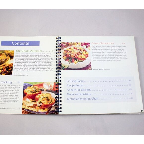 The Pampered Chef Casual Cooking Cookbook Easy Recipes For Indoors & Out 2002 - Picture 14 of 15